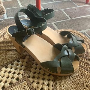 Swedish Hasbeens Wooden Heel